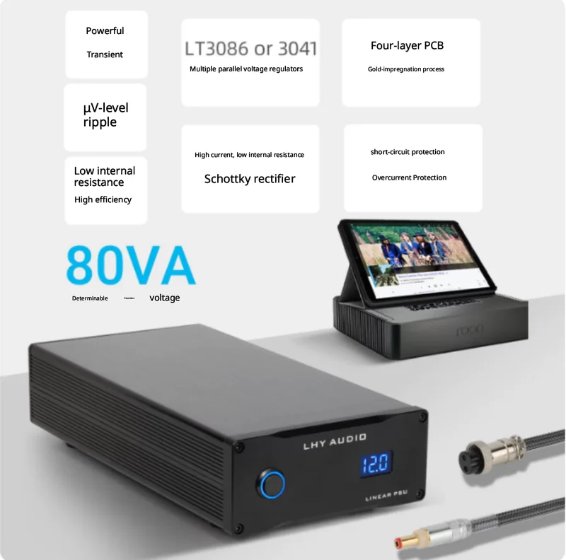 LHY 80W DC Linear Stabilized P - огляд і ціна Dc Power Supply 12V