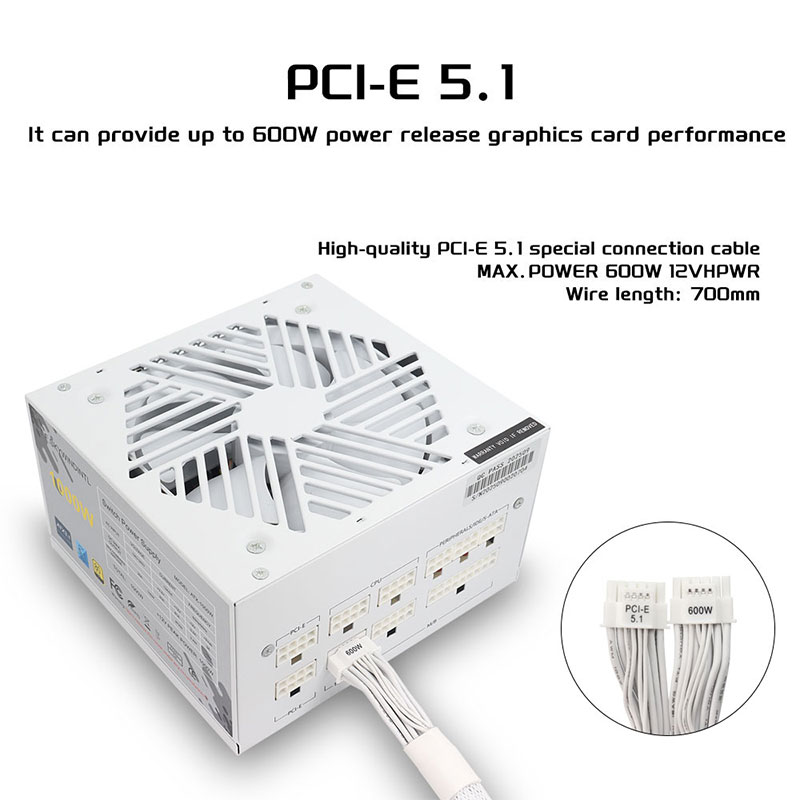 White 750w 850w 1000W 1200W Wa - огляд і ціна Power Supply 750W