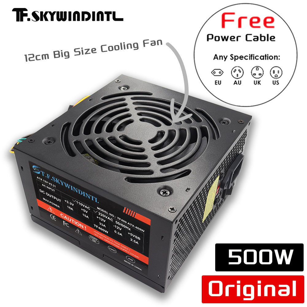 Cheap 500W Black ATX Desktop G - огляд і ціна Power Supply 750W