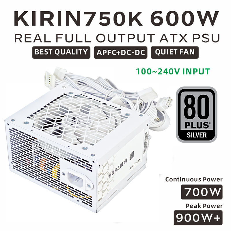 METALFISH KIRIN750K White Chas - огляд і ціна Power Supply 750W